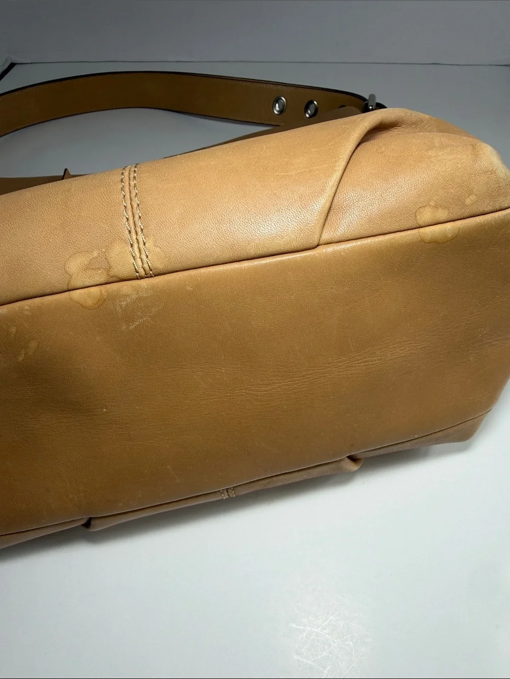 Coach Caramel Leather Shoulder Hobo